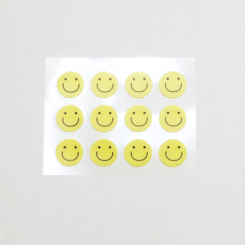 Yellow Smile Face Hydrocolloid Acne Zit Cover Patch